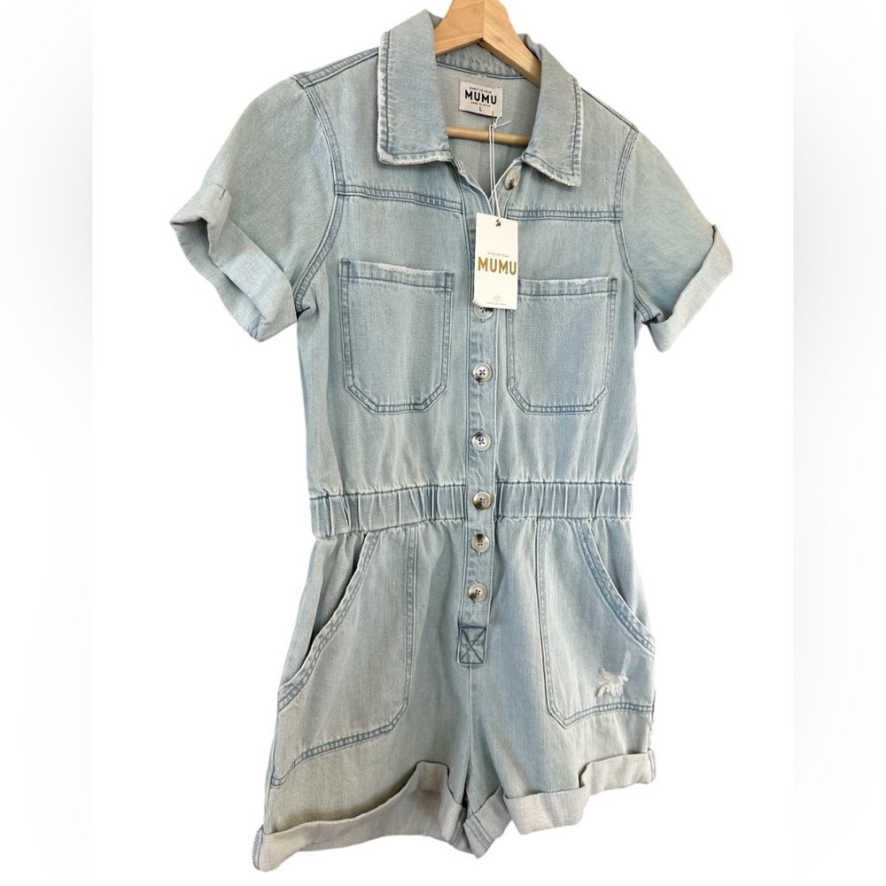NWT Show Me Your Mumu Cannon Romper in Dockside - Picture 6 of 12